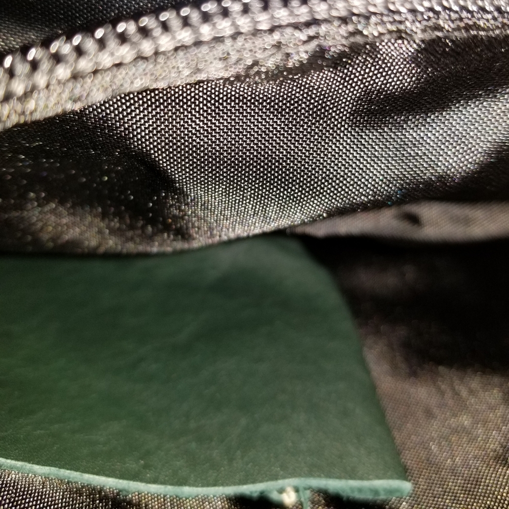 MANOCCHIO Forest Green Suede Purse (8" x 15") - Picture 2 of 11